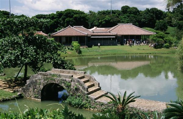 世界遺産、識名園の廻遊式庭園